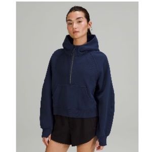 Scuba Oversized Half-Zip Hoodie